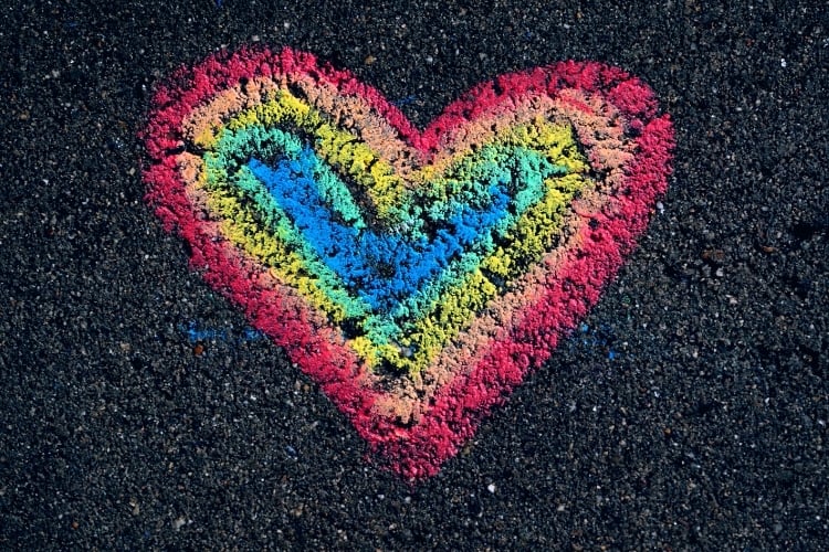 Chalk heart