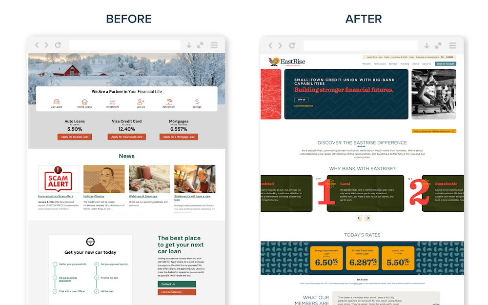 EastRise - Before After