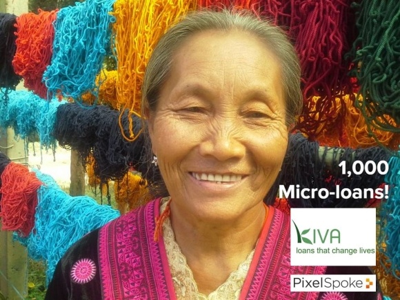 1,000 Kiva Loans!