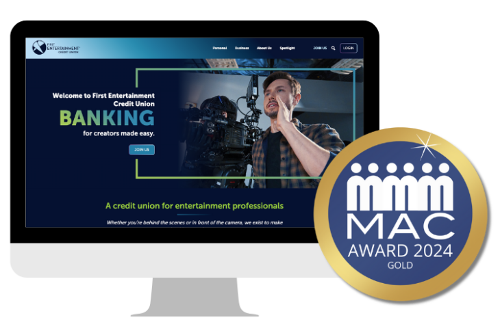 First Entertainment Credit Union wins a gold 2024 MAC Award