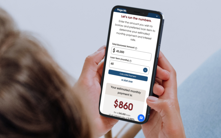 Lafayette Federal Credit Union's interactive auto loan calculator