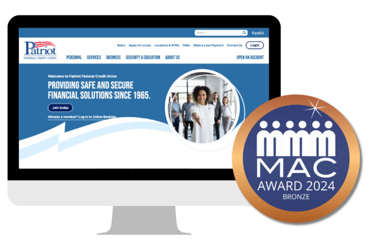 Patriot Federal Credit Union wins a bronze 2024 MAC Award