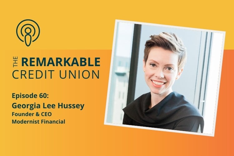 Georgia Lee Hussey featured on The Remarkable Credit Union Podcast