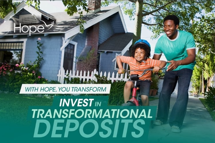 Hope CU Transformational Deposit Program