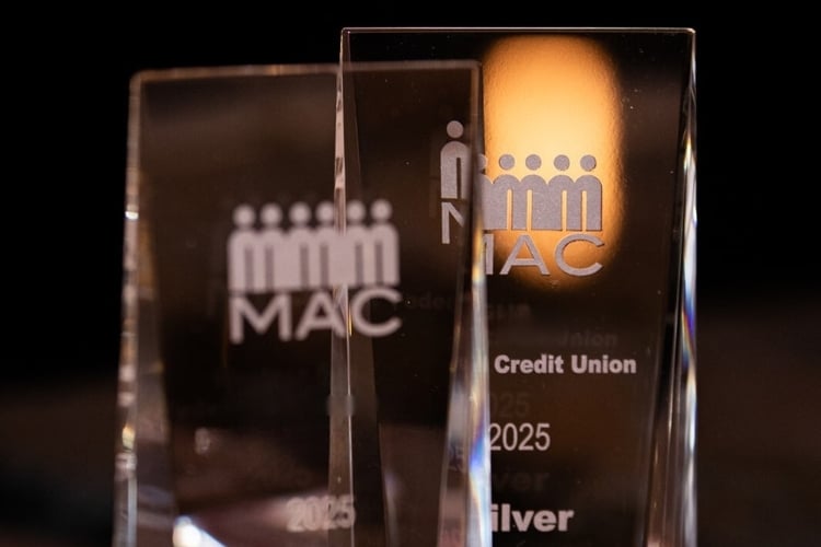 Five PixelSpoke clients took home MAC Awards from the 2025 MAC Awards Gala for their credit union website redesigns