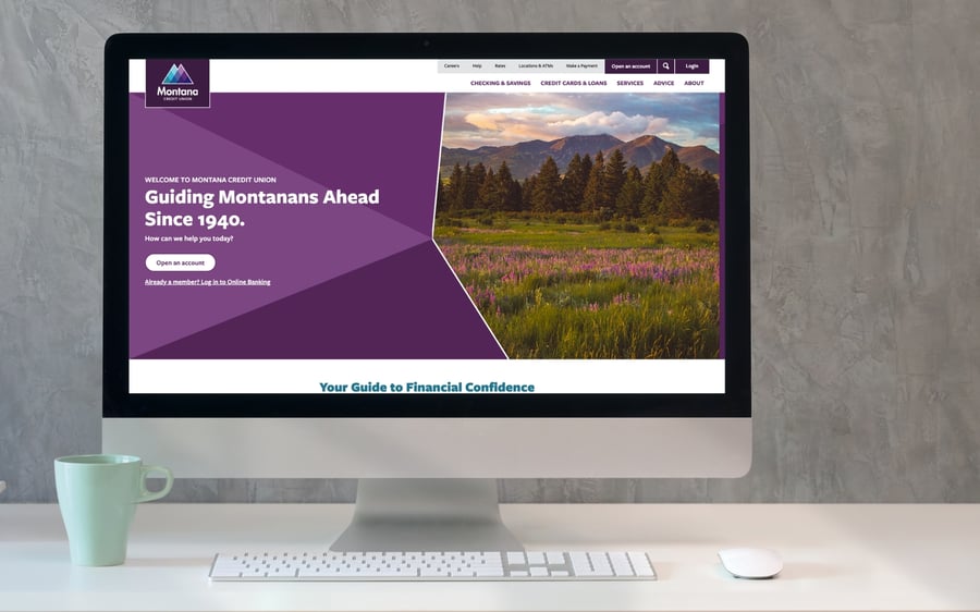 Montana Credit Union website redesign
