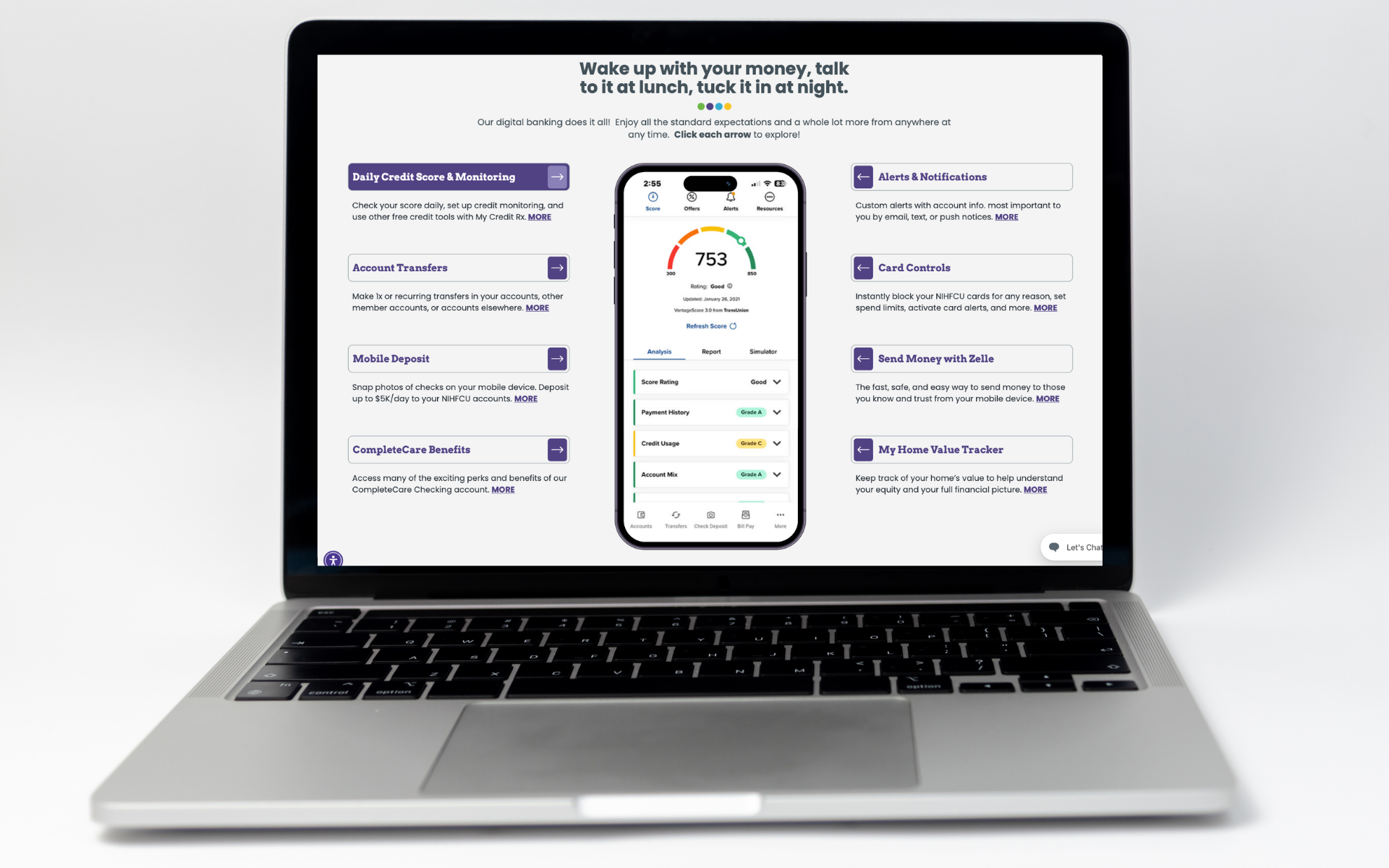 NIHFCU Mobile Banking Tool
