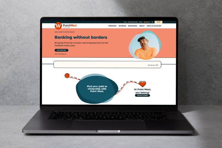 Point West Credit Union Website Design