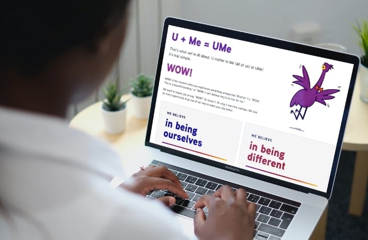 UMe Credit Union's statement of beliefs offers an example of credit union website copy that shines