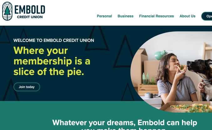 Case Study: Embold Credit Union Website Redesign